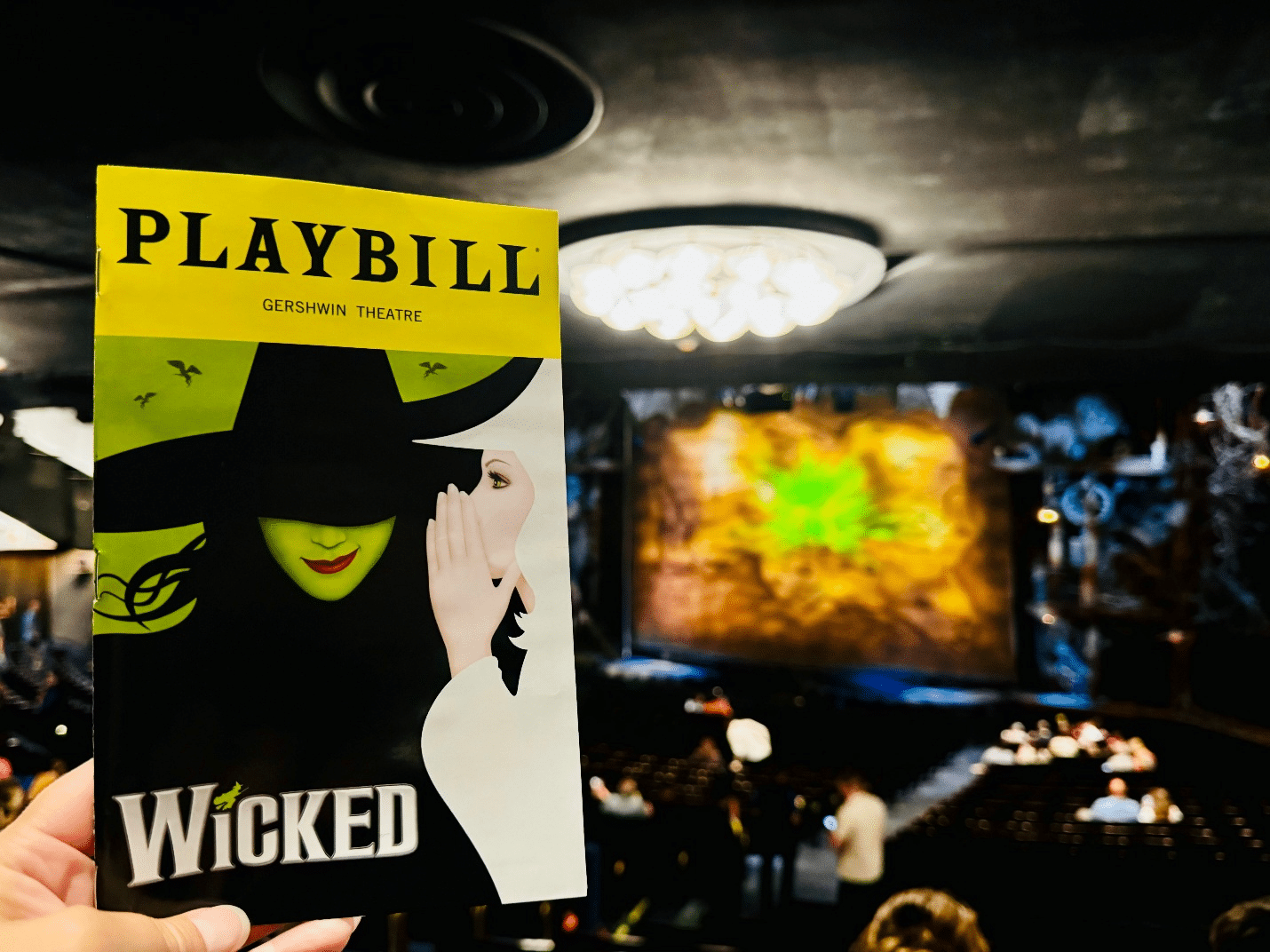 Playbill for Wicked