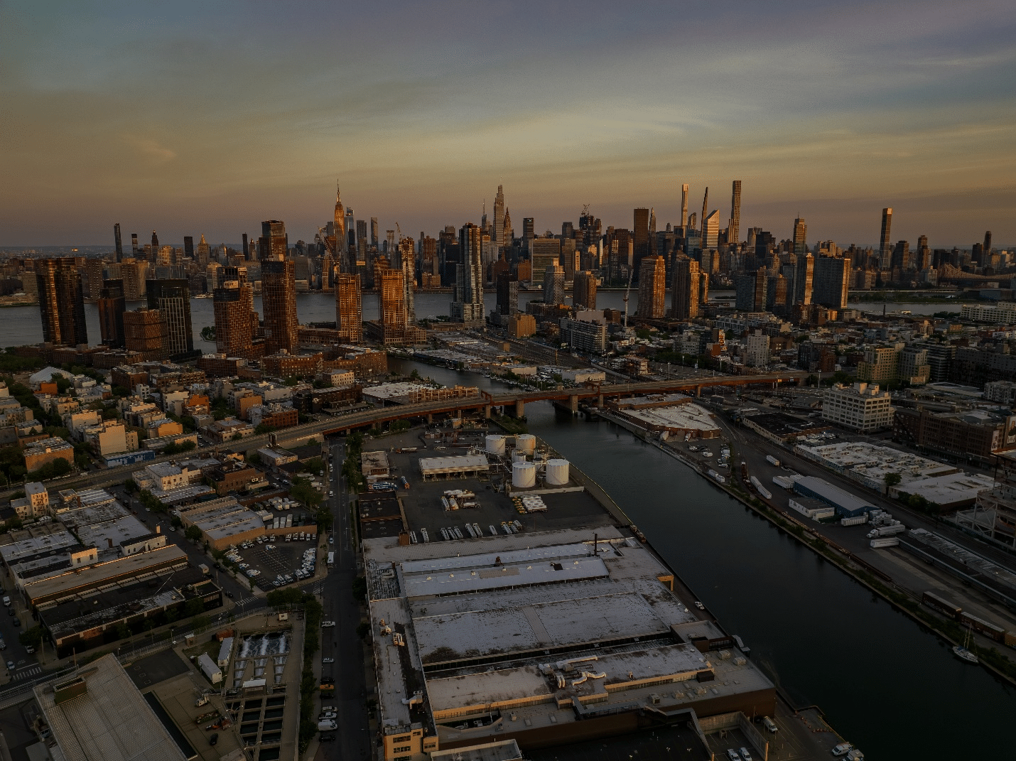 Queens city view from above