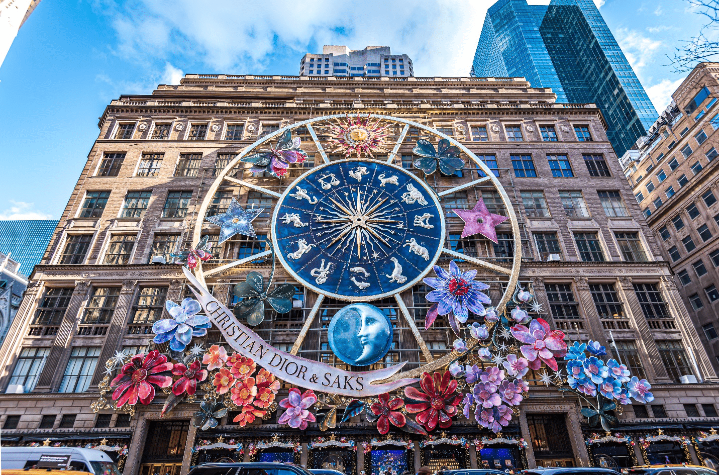 A Zodiac wheel for Christian Dior’s store