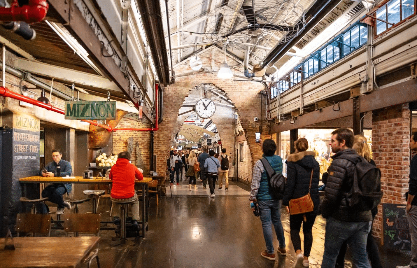 A picture of the Chelsea Market
