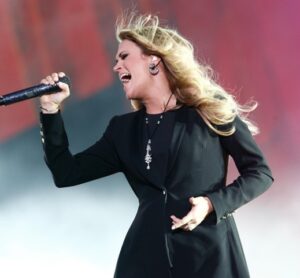 singer at the Global Citizen Festival in Central Park