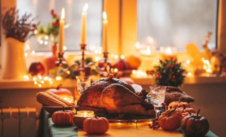 A classic Thanksgiving dinner