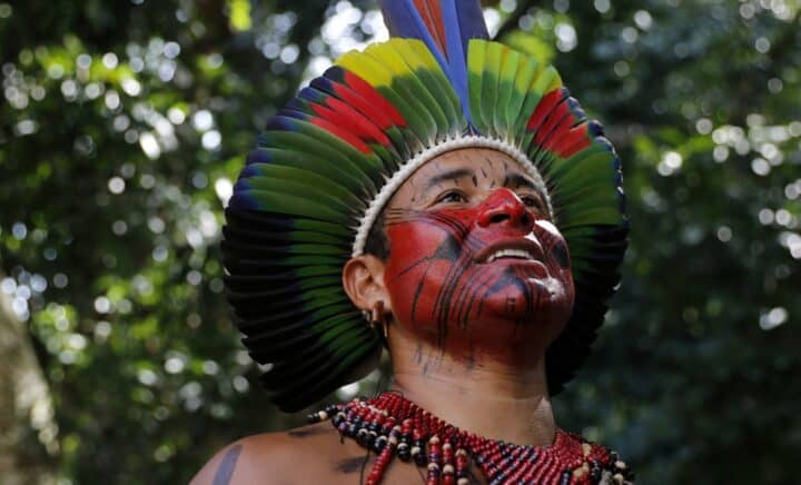 A picture of an indigenous man